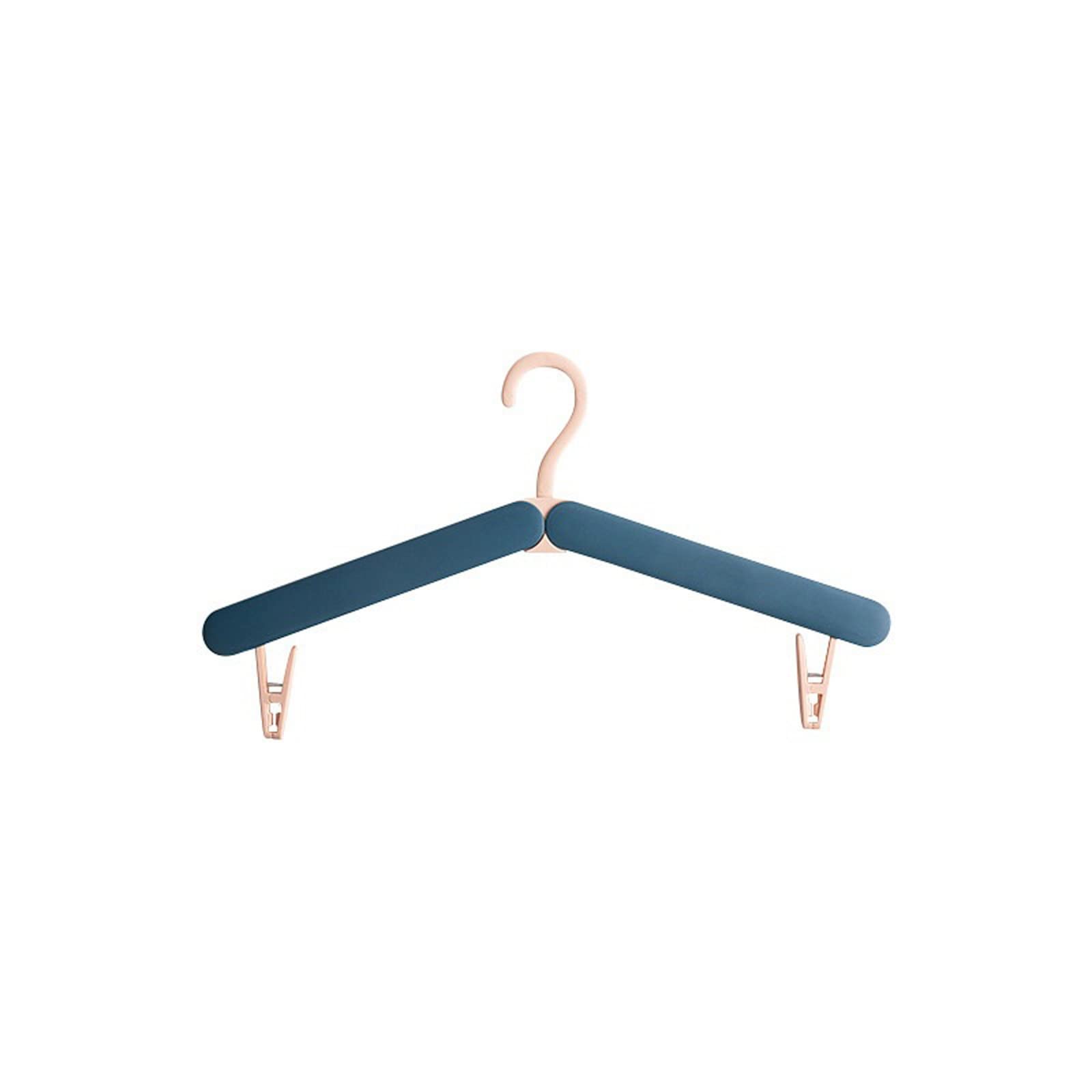 JINGYAN Standard Hangers Hanger Hook With Clip Drying RackTraveling Foldable for Socks Underwear Portable