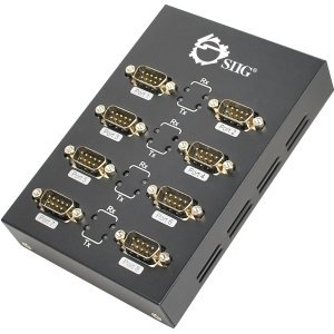 Siig 8-port Usb To Rs-232 Serial Adapter Hub - 1 X 4-pin Type B Female Usb, 8 X 9-pin Db-9 Male Rs-232 Serial Usb - 1 Pack