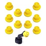 KP KOOL PRODUCTS 10 Pack Replacement Yellow SPOUT CAPS Top Hat - blitz gas can spout replacement - Fit 900302 900092 900094 Aftermarket Gas can nozzle - 5 gallon gas can spout (Spout not included)