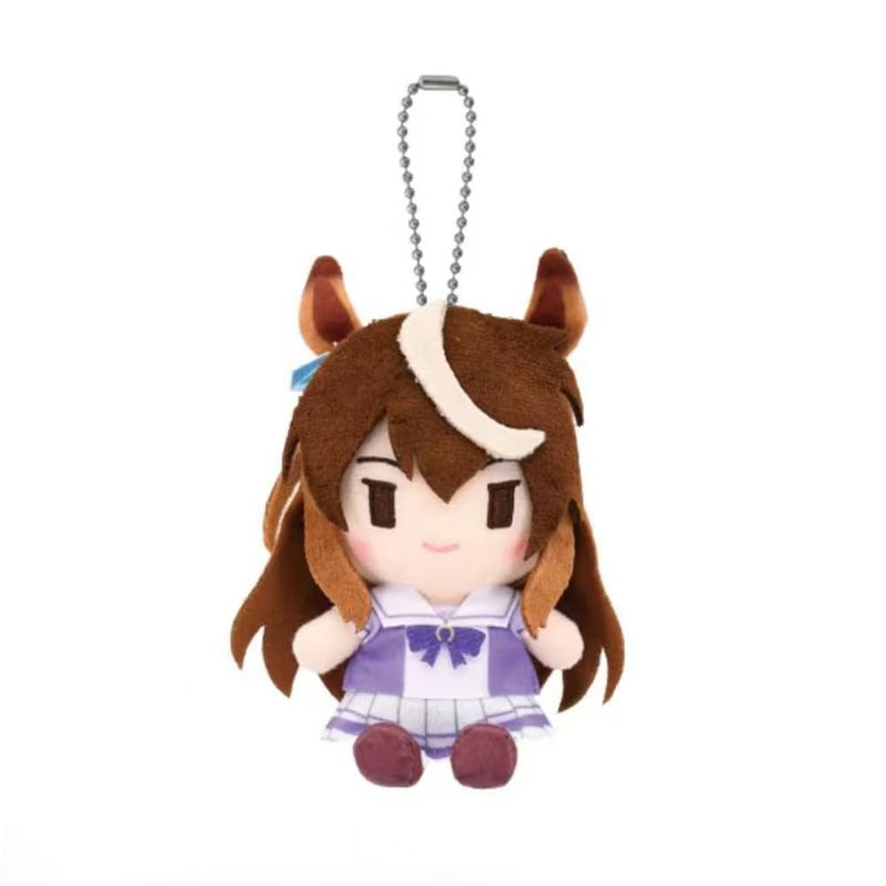 Oguri Cap Peluche Figura Portachiavi Ciondolo Anime Oguri Cap Morbido Peluche Figura Portachiavi Carino Cartoon Bag Ciondolo Auto Divano Decorazione Regali 12 CM