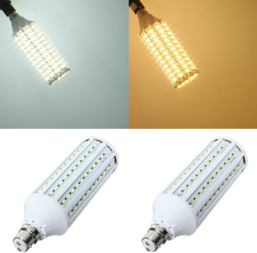 B22 30W White/Warm White 132LED SMD5630 LED Corn Light Lamp Bulb 220V