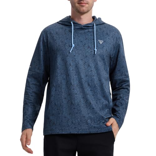 Image of M MAELREG Hoodies for Men Golf Fleece Hooded Sweatshirts Dry Fit Athletic Lightweight Casual Midlayer Mens Hoodies Pullover