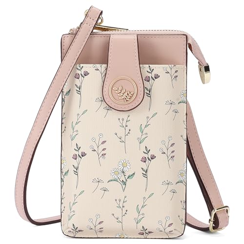 Sacoche bandoulière femme pour smartphone et cartes idéale pour le voyage