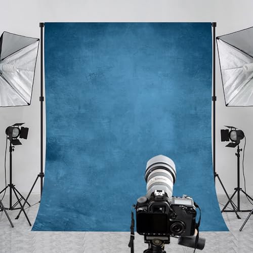 Fondo Vintage Azul 5x7ft para Fotografía miniatura 7