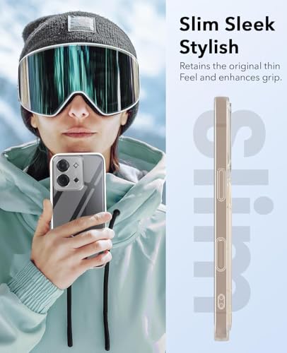 Image of Jkobi Lifetime Anti-Yellow Clear Back Cover Case for Poco C85 5G (Sleek Hard Crystal | Shockproof and Camera Protection)