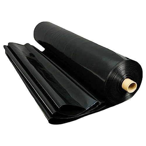 Bâche de Bassin en PEHD Noire 7x8 m pour Aménagement de Jardin