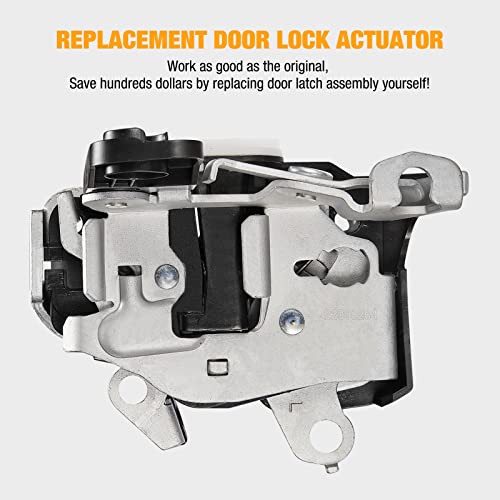 Image of SYERAL Door Lock Actuator Front Left Driver Side Door Latch Compatible with Ford Excursion F-150, F-250 F-350 Super Duty, Compatible with Lincoln Mark LT 6C3Z-2521813-A