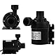 Wasserpumpe DC 24V Brushless Tauchwasserpumpe 22W 800L/H, Aquarium Pumpe Wasser Förderhöhe 5M, Schmutzwasserpumpe für Gärten, Aquarium, Teich, Wasserspiel, Brunnen, Pool and Regentonne (Schwarz)