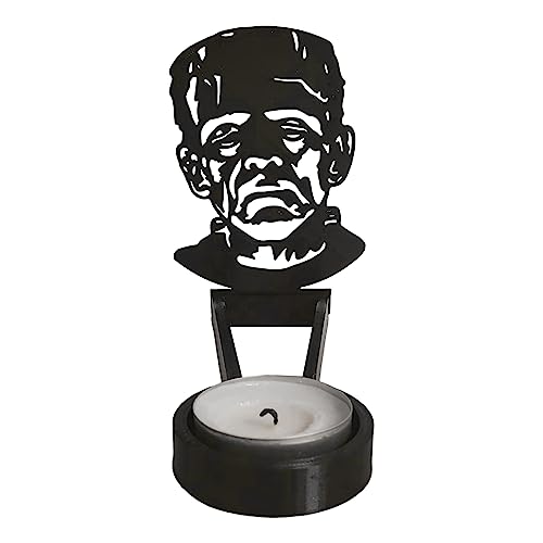 Decoración de candelabro de sombra, candelabro de proyección de atmósfera de terror, adornos decorativos con temática navideña para hogares, hoteles, fiestas, tema