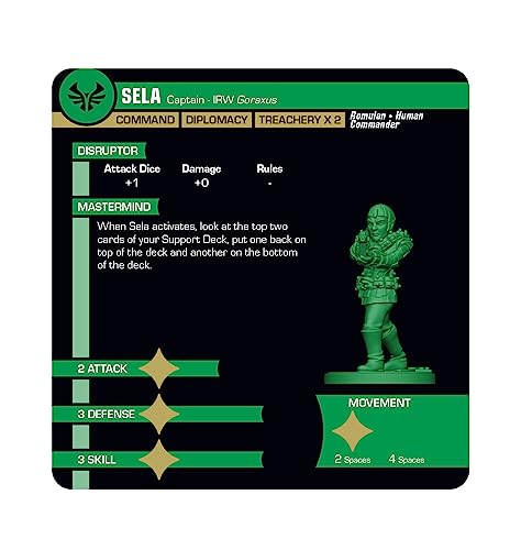 Star Trek Away Missions: Commander Sela Romulan Expansion miniatura 5