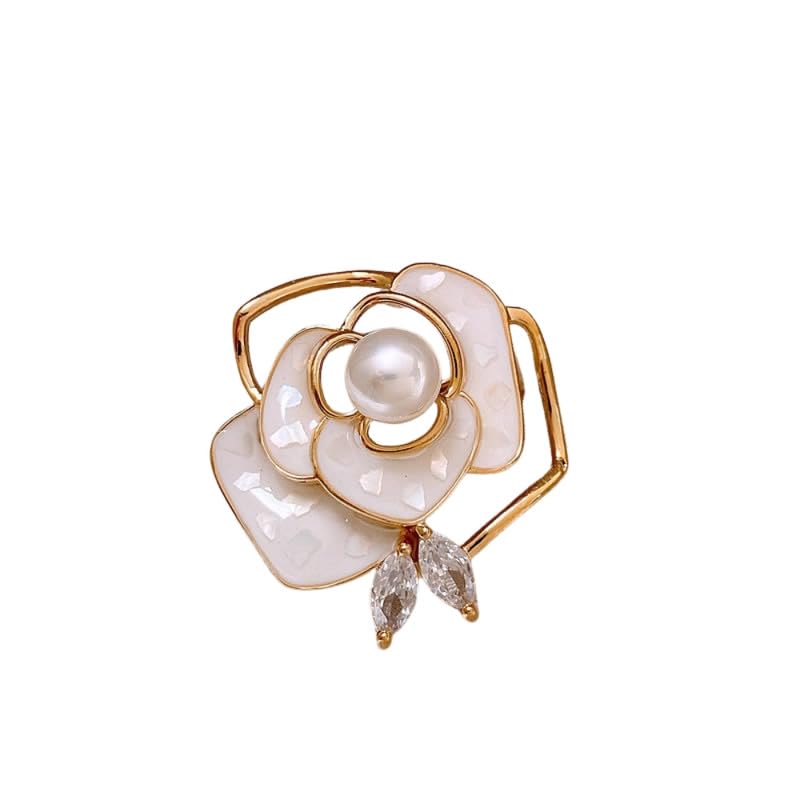 Women's Pearl Brooch Pin Anti Exposure Clothing Buckle Suit Coat Corsage-image-48