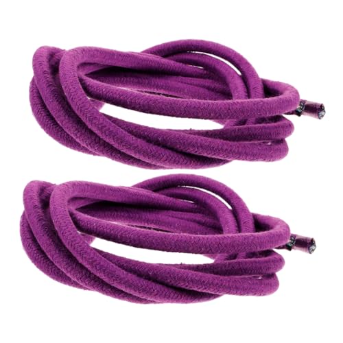 TOYANDONA 2 Piezas Cuerda De Gimnasia Cuerdas De Pared De Yoga Entrenamiento De Cuerda Cuerdas De Entrenamiento Para Brazos Cuerda De Escenario Púrpura Algodón