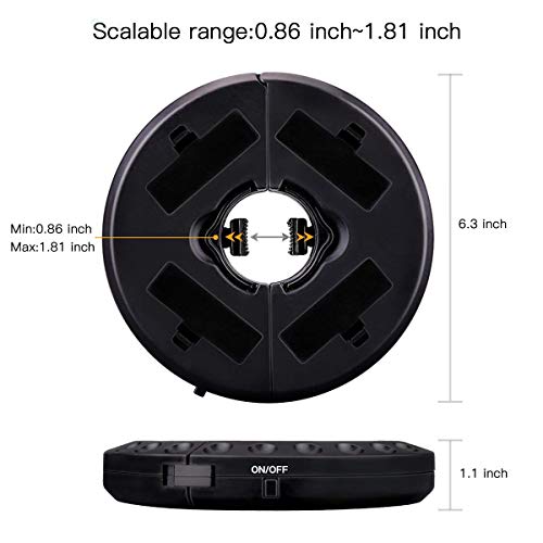 Image of Patio Umbrella Light, 28 LED Lights at 200 lumens 3 Lighting Modes Cordless 4 x AA Battery Operated, Umbrella Pole Light for Patio Umbrellas, Camping Tents or Outdoor Use (White)