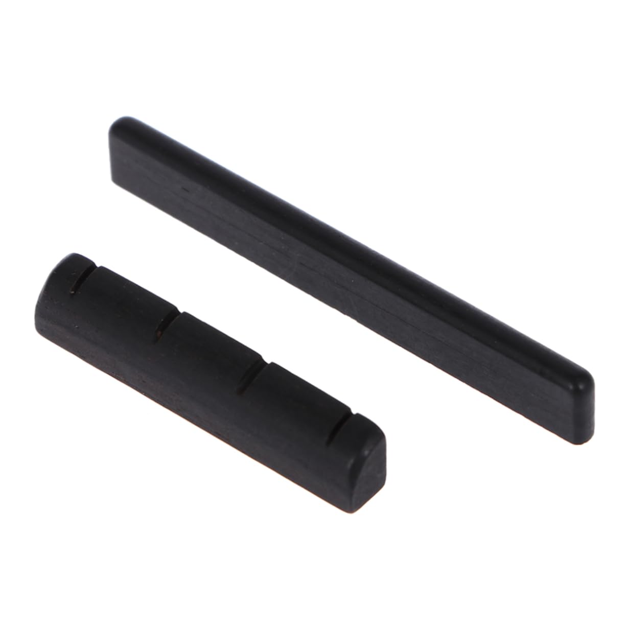 Generic 4-string Guitar Saddle Nut Kit Acoustic Guitar Accessory Bone Bridge Saddle Nut for Ukulele Easy to Cut