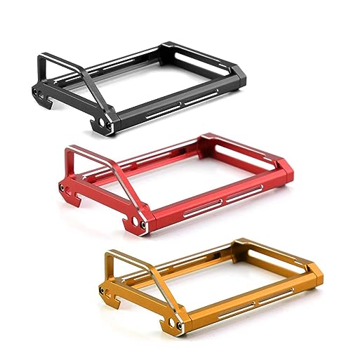 JOYSOG Metal Transmitter Protective Frame for Flysky Noble NB4 Remote Control Protector Frame Support Update Parts (Schwarz)