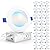 Sunco 24 Pack 4 Inch Ultra Thin LED Recessed Ceiling Lights, Baffle Trim, Selectable CCT 2700K/3000K/3500K/4000K/5000K Dimmable 10W, Wafer Thin, Canless with Junction Box
