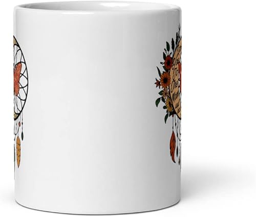 Miniatura 3 de Taza con texto en inglés "I Love You To The Moon And Back"  Taza atrapasueños para un ser querido