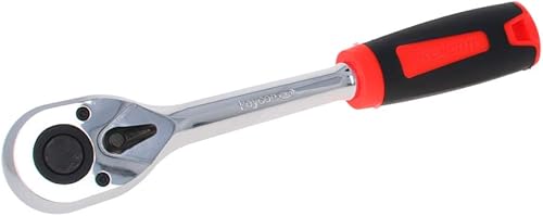 Utoolmart Llave de trinquete rotador, 1/2 pulgada CR-V Reversible de liberación rápida Drive 1 pcs