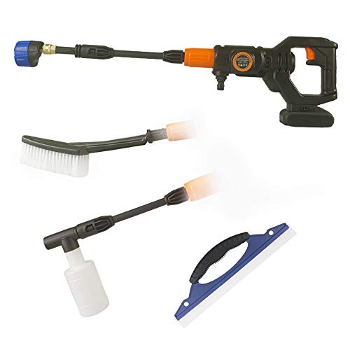 HUAHE Portable Power Cleaner 20V 2.0Ah High Pressure Washer Gun Sets Cordless - 406 psi Working Pressure with Cleaning Accessories