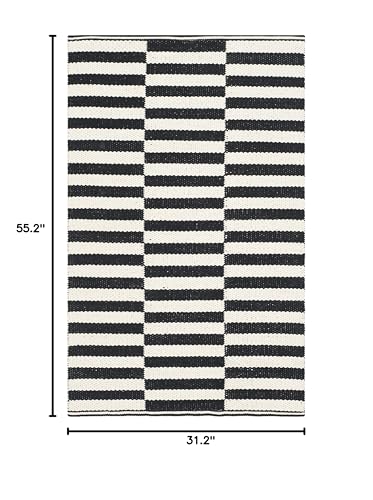 Tapete decorativo SAFAVIEH 2'6" x 4'6" algodón artesanal miniatura 2