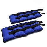 takestop Coppia Pesi 4KG Totale (2kg cadauno) per Caviglie Polsi Sport Fitness CAVIGLIERE Palestra...