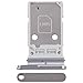SIM Card Tray Holder Slot Replacement Compatible with Samsung Galaxy S25 FE SM-S731 (Silver)