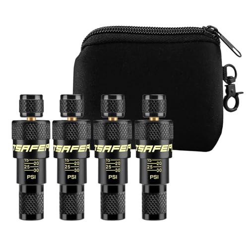 Image of ATsafepro Tire Deflator, 10-30PSI Adjustable Auto-Stop Tire Deflators Offroad Accessories, Air Down Tire Deflators Kit Tool for Rapid Deflator Off Road 4x4 Various Vehicles (Pack of 4)