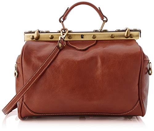 Chicca Tutto Moda Unisex adulto CBC182000GF22 Bolso de mano Marrón Size: 18x18x29 cm (W x H x L)