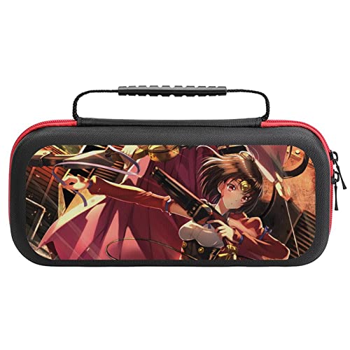 Switch ケース 甲鉄城のカバネリ 無名 薄型 スイッチ ケース 可愛い スイッチ専用ケース 大容量 Switchカバー Switch専用キャリーケース 持ち手付き スイッチポーチ 衝撃吸収 収納バッグ スイッチカバー Joy-Con 収納ケース 20