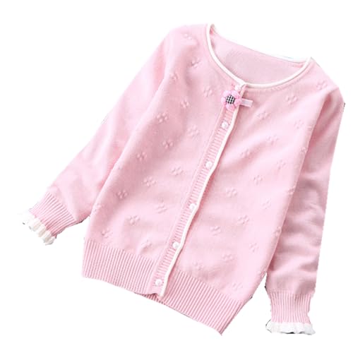 Little Girl Knit Cardigan Sweater - Toddler Button Down School Uniforms Cardigan Sweaters