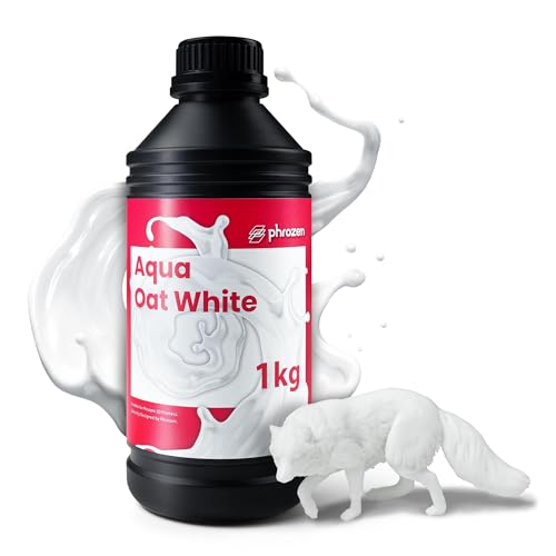 phrozen Aqua 3D Printer Resin [Oat White], 405nm DLP LCD UV-Curing Photopolymer Resin for General Modeling, Prototyping,