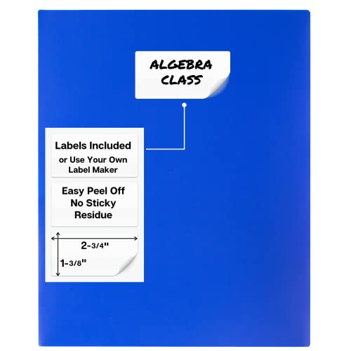 Dunwell Plastic Pocket Folders With Prongs - (24 Pack, Assorted Colors), 2 Pocket 3 Prong Folders, Durable Plastic Folders With Pockets And Brads, Bulk Poly 2 Pocket Folder With Clasp, Labels Included #TOP5