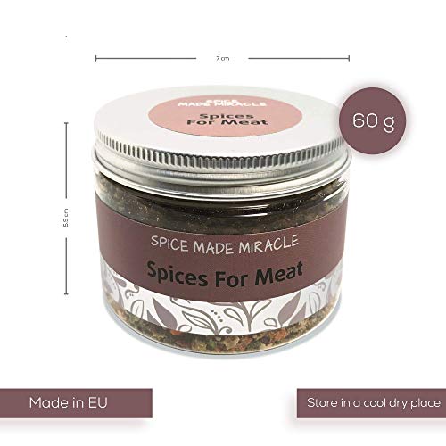 Spice Made Miracle Kruidenmix voor Vlees - de beste kruiden voor Stoofschotels, varkensvlees, konijn, lam, Turkije, en… - Afbeelding 5