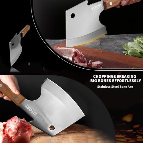 Kitory-Meat-Cleaver-6-Professional-Butchers-Kitchen-Knife-Heavy-Duty-Axes-Shape-Forged-Blade-Bone-Breaker-Rosewood-Wood-Handle-2024-Gifts