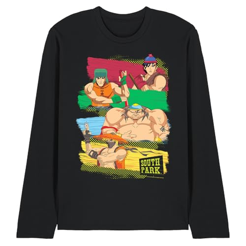 T-shirt South Park manches longues fini les hauts qui se déforment L