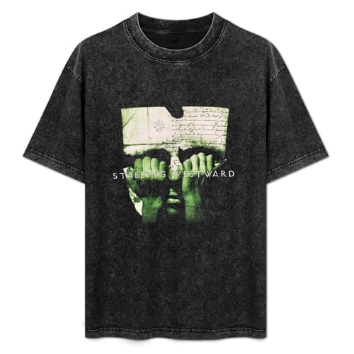 Photo de Stabbing Westward Band Men's T-Shirt Unisex Black Cotton Hip Hop Print Tee Shirts XXL