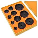 AYBAL 11 Stück Kunststoffstanzformen Uhrenpresse Verschließmaschine Stanzformen Zubehör Uhrengehäuse Abdeckung Öffner Schließer Presser Stanzformen Uhrenreparatur 19-65mm