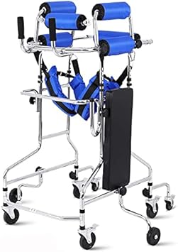 FDSAD Andador con Andador de 120 kg / 260 LB con 8 Ruedas Redondas, Marco para Caminar de Soporte con Ajuste de Ancho de Altura, para Adultos discapacitados/Entrenamiento de rehabilitación para niños