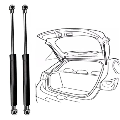 LSRBLS 2 PCS Car Hydraulic Rod for Nissan Note II Hatchback (E12) 2013-2020(OEM-904503VA0A)-61.5cm, Lid Stay Lift Springs Rod Strut Spring Bars Gas Strut Hydraulic Support Rod Hood Struts