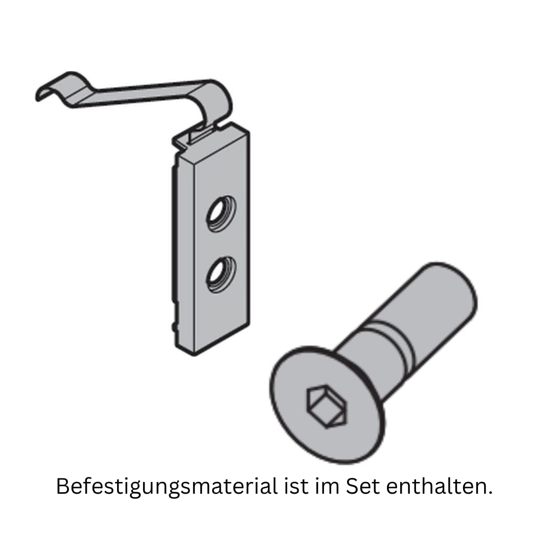 WSS Aluminium-Türband 2-teilig – Art.-Nr. 04.250.1863.114 | E6/C-0 silber eloxiert, Drehpunkt 18/Achse 63 mm, DIN links/rechts verwendbar, Türscharnier für Metall- & Aluminiumtüren