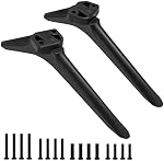 TV Stand for Hisense TV Legs, TV Stand Legs for Hisense 32" 43" 50" 55" 58" 65" Roku TV, for 50R6E3 55R6090G 55R6G 55U6GR5 58R6E3 32H4030F3 65R6090G5, with Screws