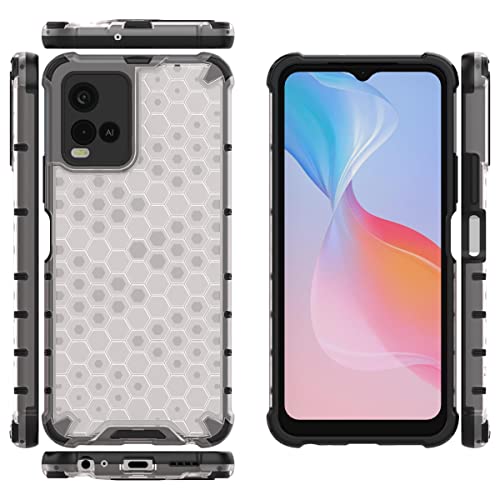 Image of Glasgow Back Case Cover Compatible with Vivo Y33t / Y21 / Y33s / Y21t / Y21e (Stylish Design) - Transparent
