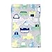 Baby Gear Plush Velboa Ultra Soft Baby Boys Blanket 30 x 40, Blue/Green Trucks