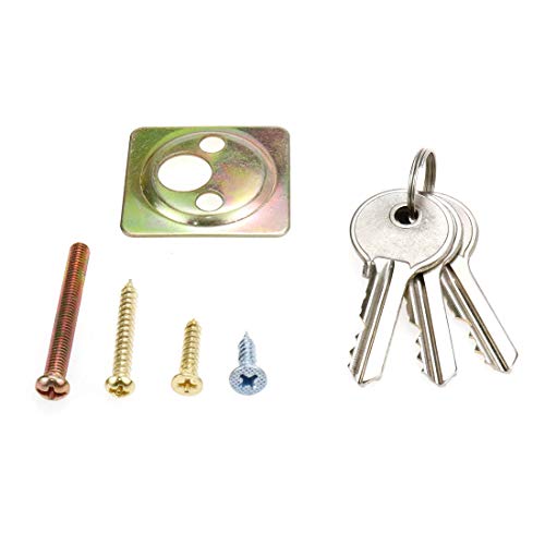 Bitray Night Latch Deadbolt Rim Lock, Anti-Theft Door Lock Antique Locks With Keys, Night Latch Lock, Traditional Nightlatch Door Security Lock, Finish In Gold #TOP3