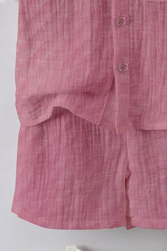 Image of Fashion Dream Boy's Cotton Blend Solid Clothing Set