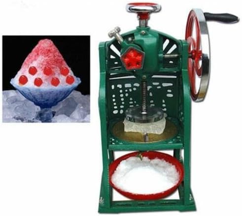 Manual Snow Ice cubes Shaver Machine, Ice Crusher, Shaved Ice Machine