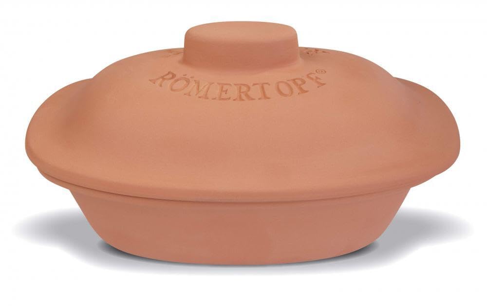 Römertopf Keramik-Bräter Trend Tonbräter Dampfgarer 3,5 Liter