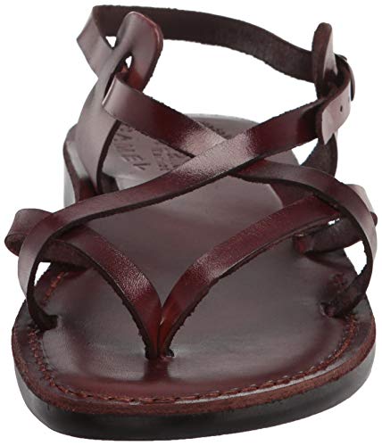 Holy Land Market Unisex Genuine Leather Biblical Sandals - Jesus -Yashua Style Iii - European 37 #TOP1