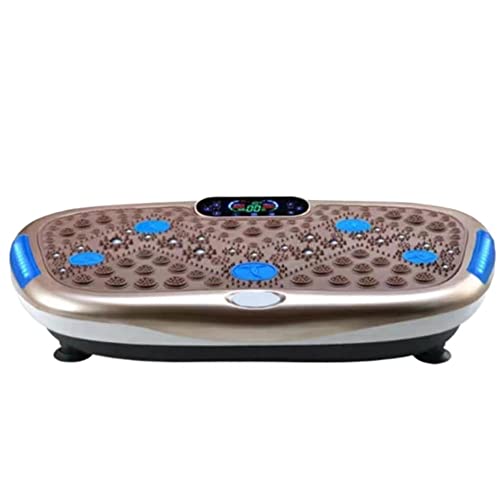 Vibration Plate Exercise Machine – Whole Body Workout Vibration Fitness Platform Fit Massage Workout Trainer w/Loop Bands + Remote 99 Levels