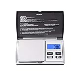 2. Compacta y liviana: diseñada con una plataforma de acero inoxidable y una cubierta protectora, esta báscula de bolsillo es liviana y portátil para una fácil transferencia.